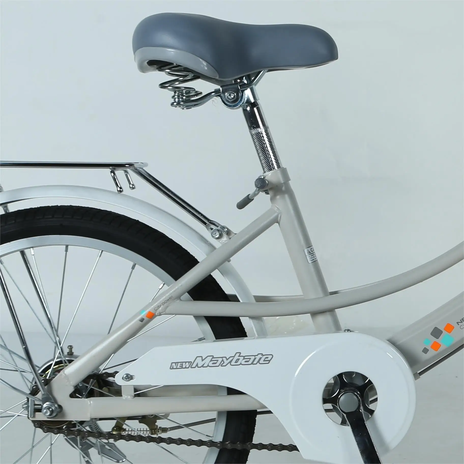 MBT YAFEI Factory Price Single Speed Student Bike Comfortable Saddle and Front Basket Ordinary Pedal for Girls