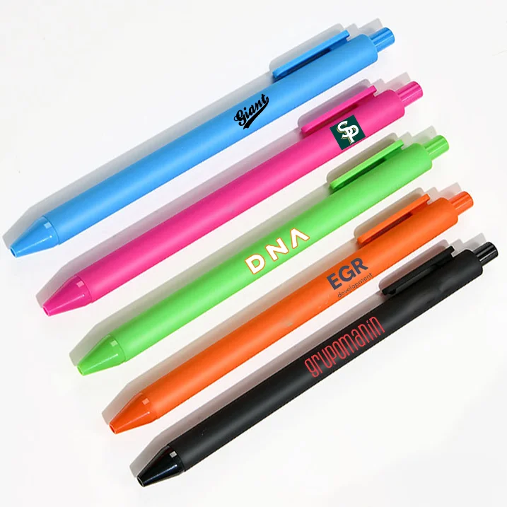 Hot Selling Wholesale Plastic Ballpoint Pen Custom Printed Logo Ballpoint Pen Multiple Color Ball Point Pen