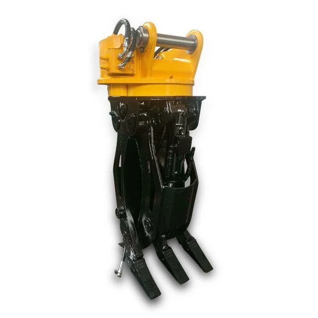  360 Degree Rotary Hydraulic Timber Grapple Log Rock Attachments Unavailable Provided 6400*2100*2950 1100 1800