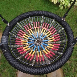 New Design High Quality Children Adult Outdoor Playground Accessories 100cm Round Net Swing