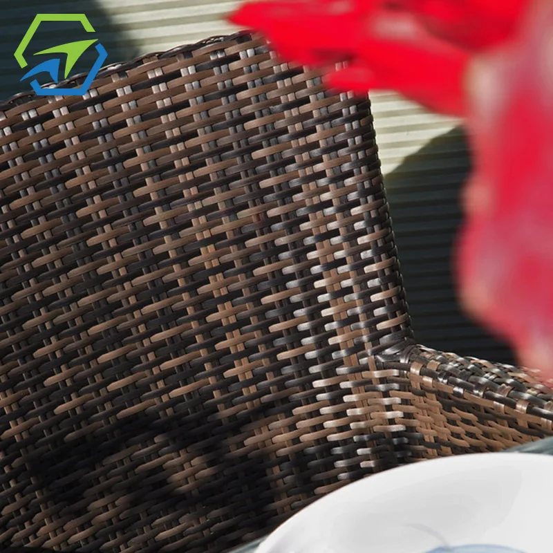6 seater rattan outdoor garden furniture patio round dining table sets