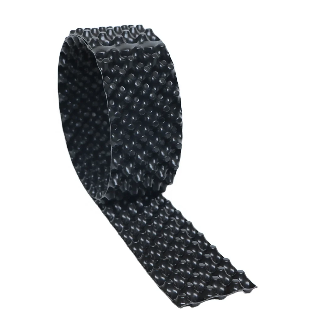 new composed fabric geotextile highway subway plastic channel drain green roof dimple  250KN strip sheet