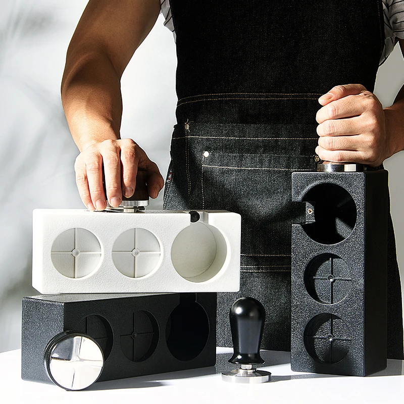 2021 New barista tool portafilter stand espresso coffee tamper holder Italian  Coffee Machine coffee tamper base