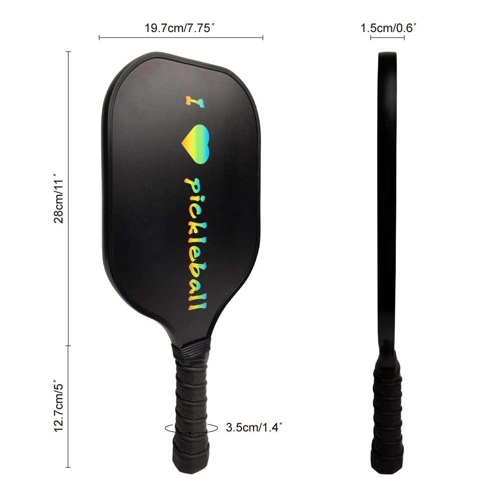 New Arrival Fiberglass Power Air Graphite China Reanox Pickleball Paddle