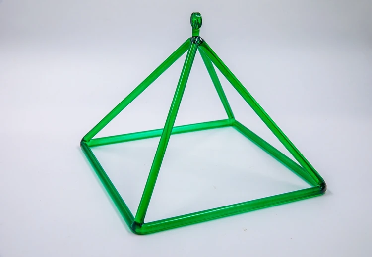 Beautiful In Colors Triangle Healing Purple Merkaba Crystal Singing Pyramids