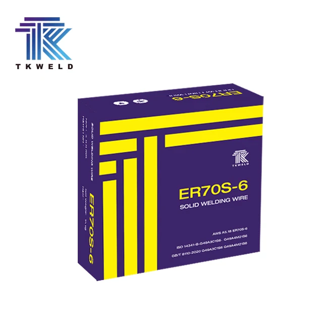 TKbrand сварочная проволока с медным покрытием Co2 газовая экранированная A5.18 ER70S-6 0 8 9