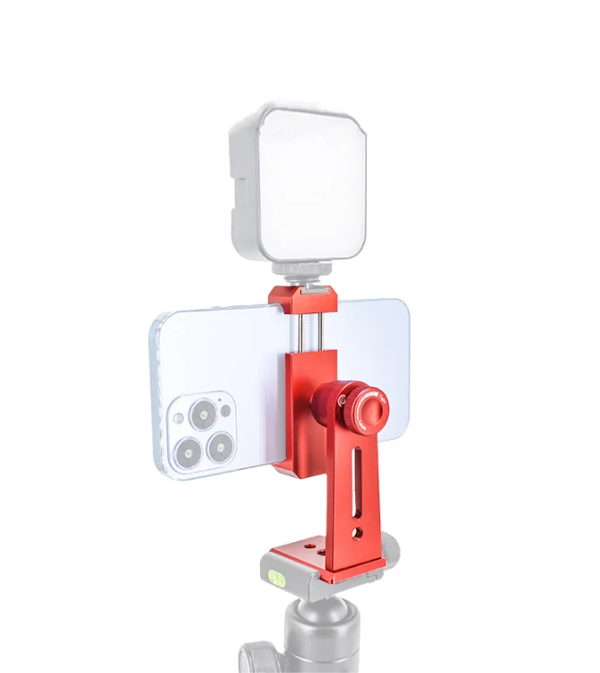 Factory Price Aluminum Alloy 360 Degree Rotating Phone Holder Clip Mount Stand Adapter for Smartphone