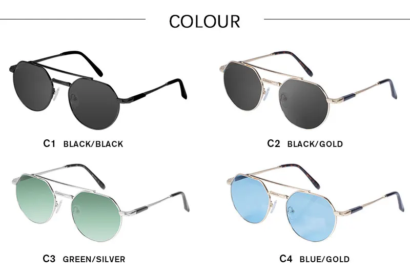 2023 New Vintage Metal Trendy Sunglasses Men  Women Optical Ins Street Photography  Personality Thin Rimmed Sunglasses