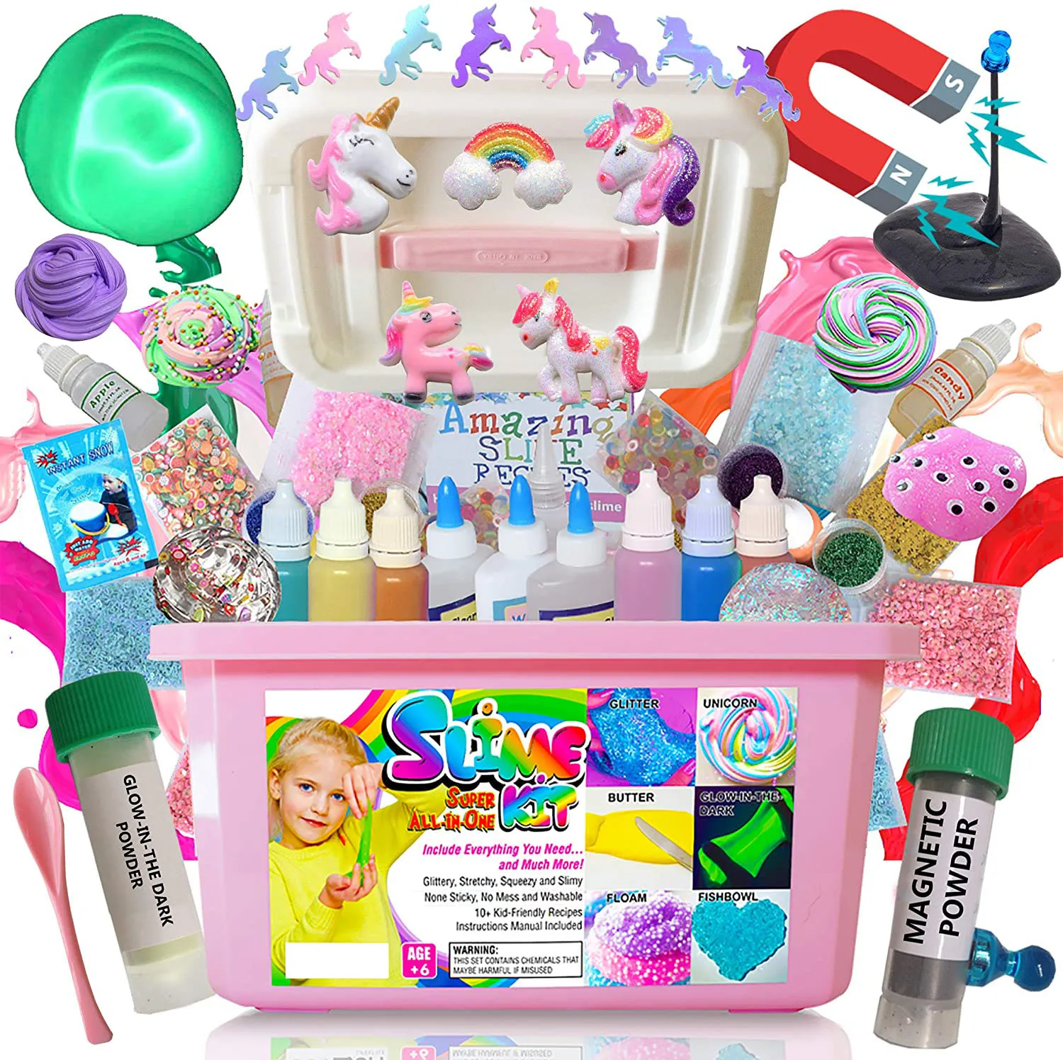 Best Value DIY Slime Supplies Kits Perfect Toys Gifts Ultimate Unicorn Slime Kit for Girls