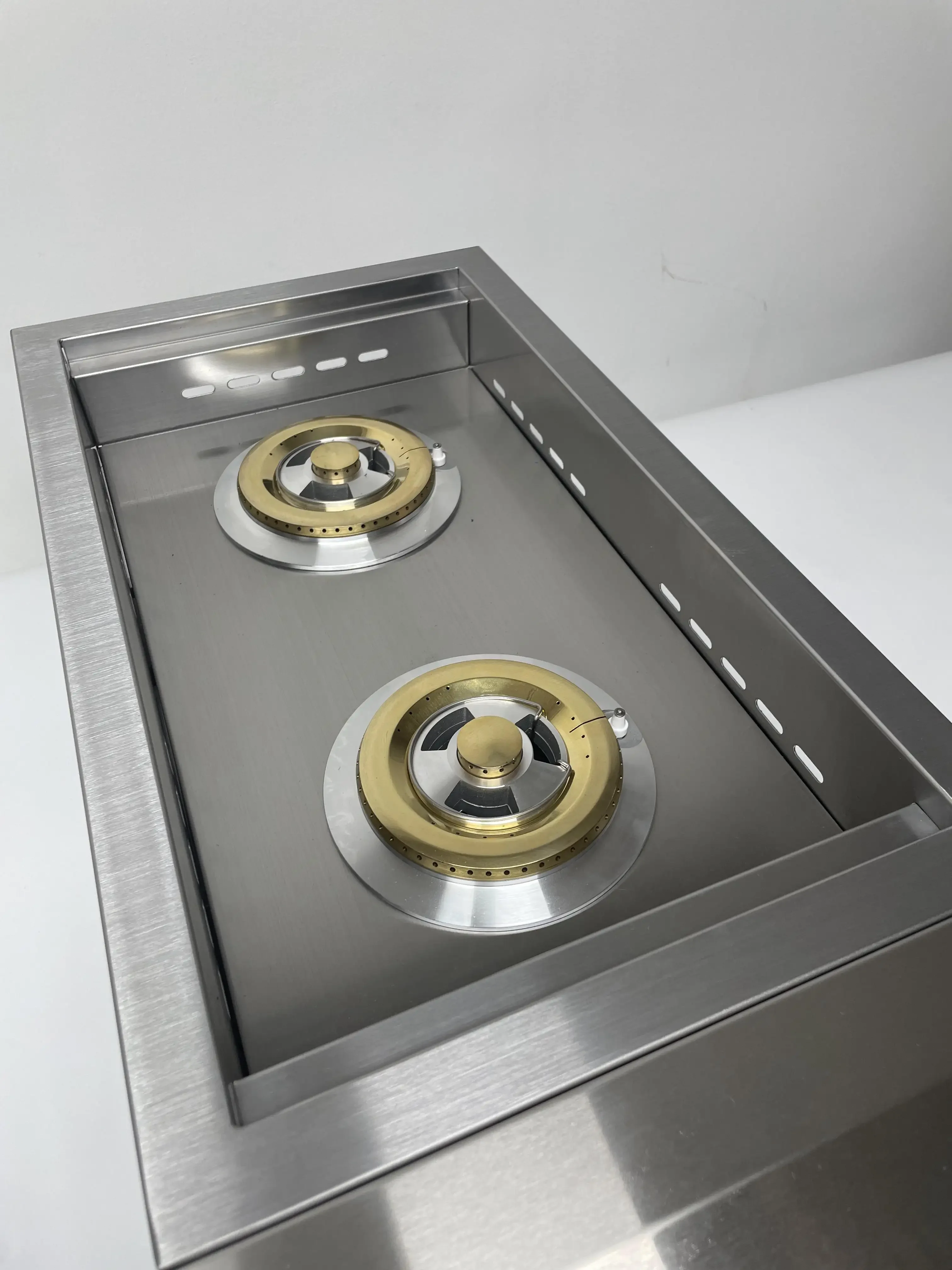 Outdoor Built In Commercial Barbeque Power Burner Slide In Double Side Burner Bbq Burner