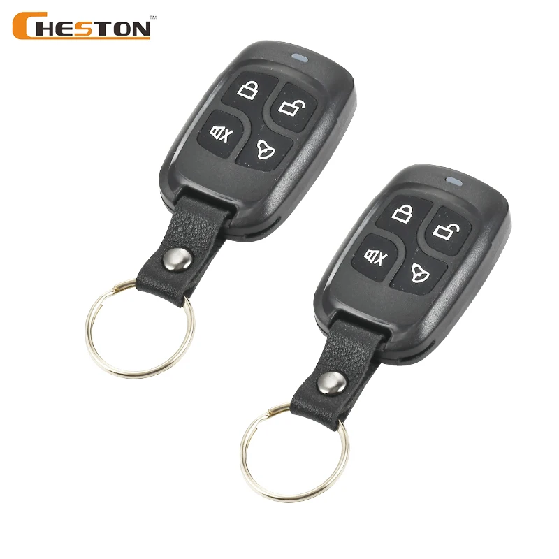 Universal Car Keyless Entry System Remote Open Siren Programmable Remote Control Car Alarm System