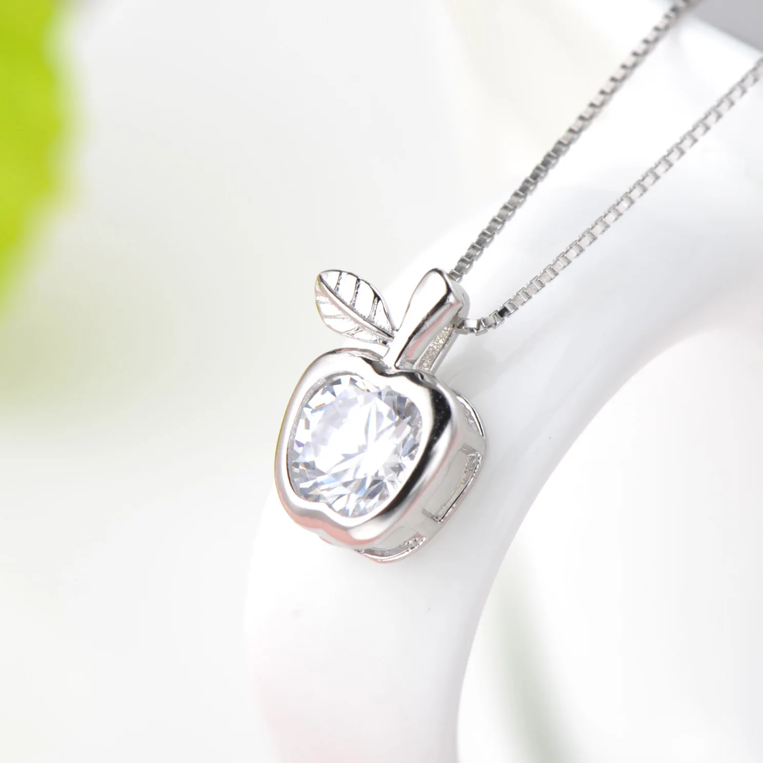 S925 Sterling Silver  Gold Cubic Zirconia Pendant  Jewelry accessories for Her Gifts for Woman Wife Girlfriend Mom