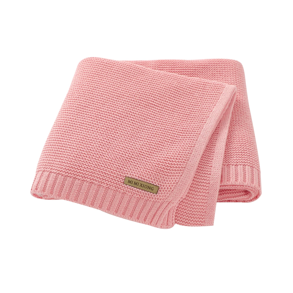 Competitive Price Custom Oeko Tex Super Soft 100% Cotton Knitted Baby Wrap Swaddle Blankets for Newborns