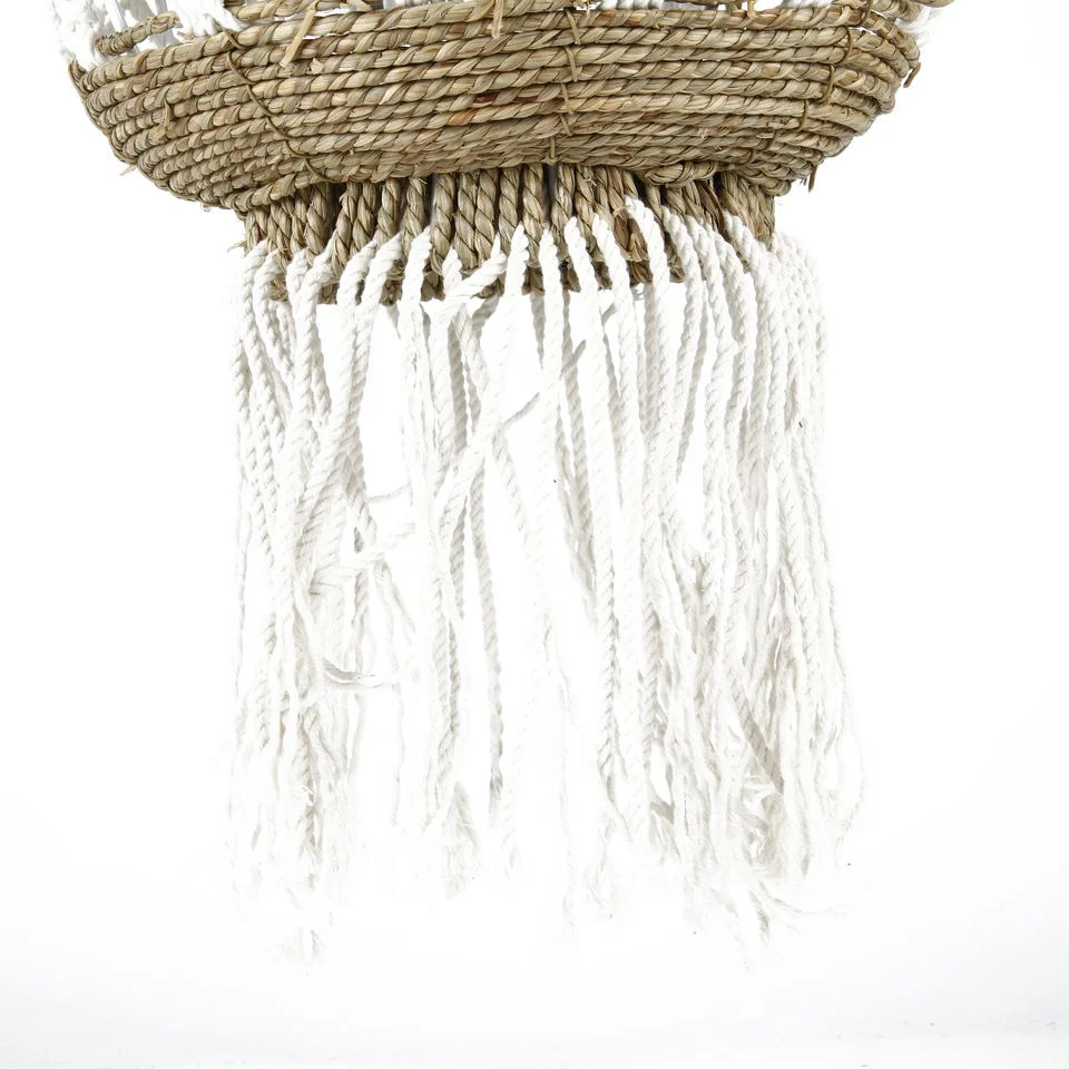 Kingwillow New Design Aquatic Grass Woven Mini Lantern Lanterns for Home Decor