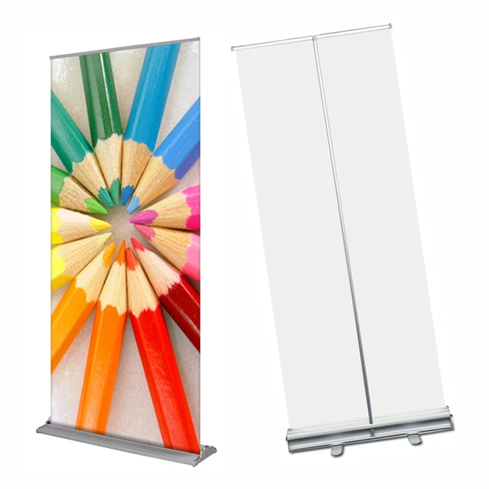 Retractable Banner Stand Stand Cheap Standard Size Of Roll Up Banner From Factory For Advertising
