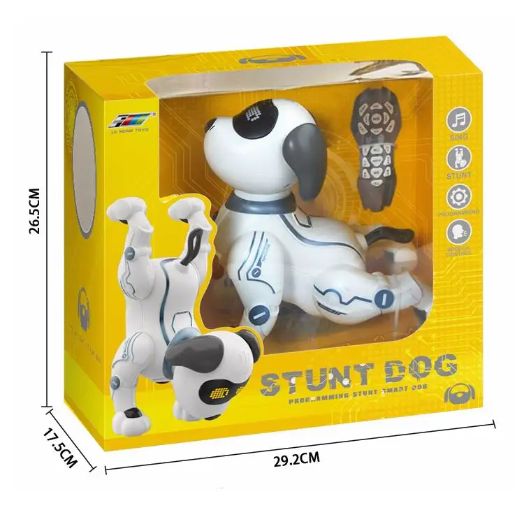 Интеллектуальная собака-робот с музыкой, игрушка-пуш-ап, дистанционное управление, щенок, игрушка для питомца