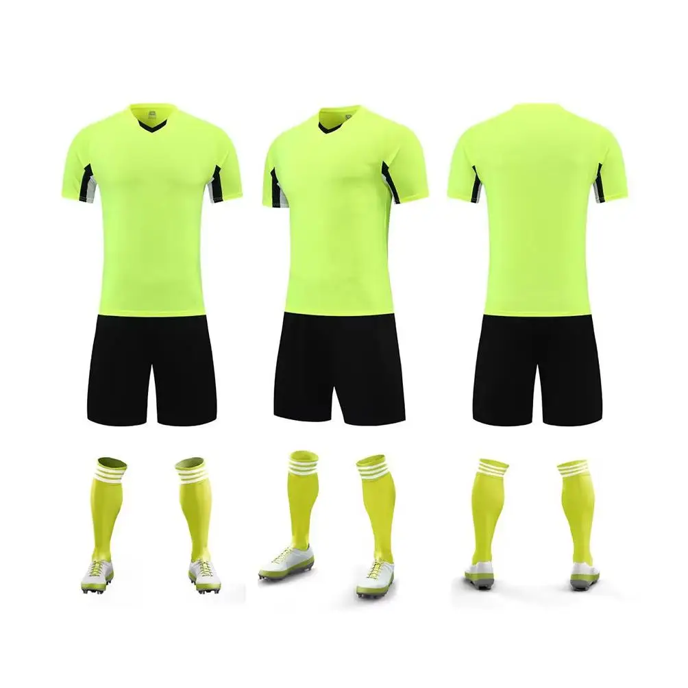 High-quality Custom Embroidery Logo Football Jersey Shirt Absorb Sweat Soccer Jersey For Men