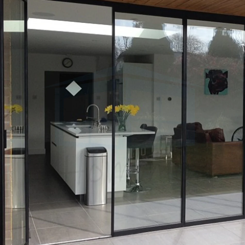 Glass Ultra Slim Frame Glass Sliding Folding Door Systems