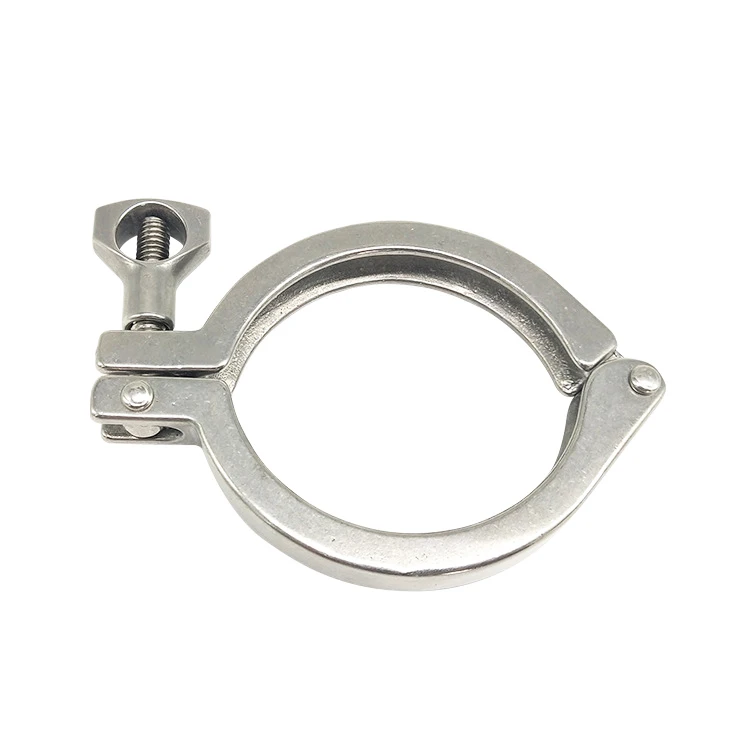 SS304 316L Clamp Sanitary Stainless Steel Fittings China Single Pin Clamp 13MHH