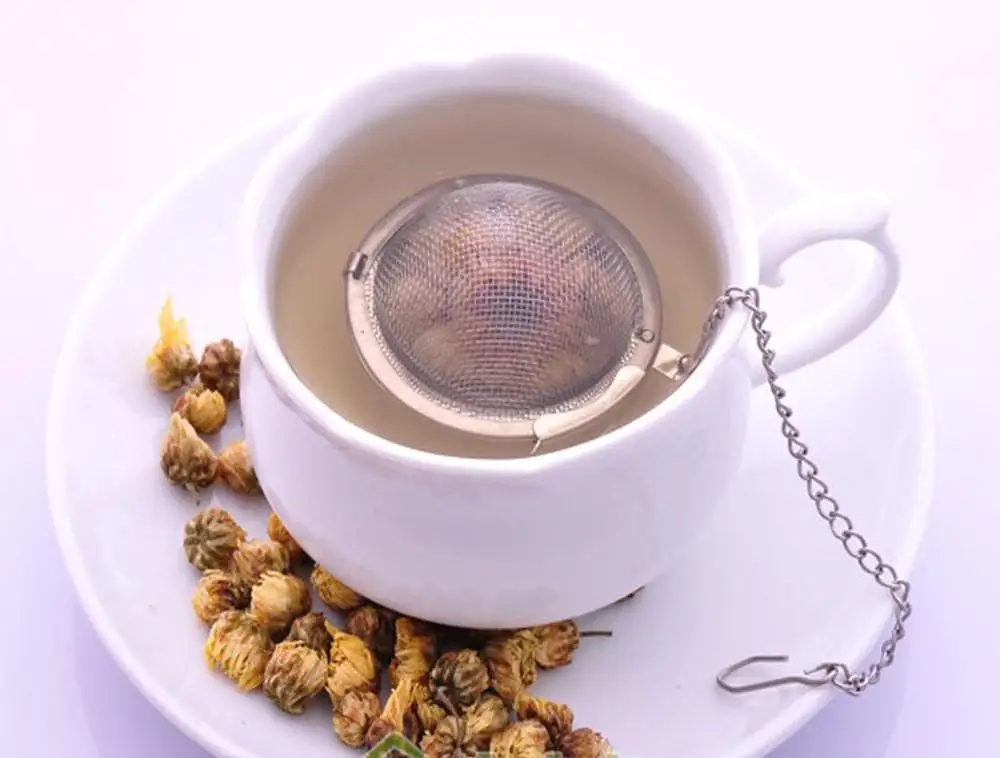 Wholesale 4.5cm,5cm,7cm,9 cm 304/201 stainless steel tea infuser ball for Loose Leaf Tea Spice