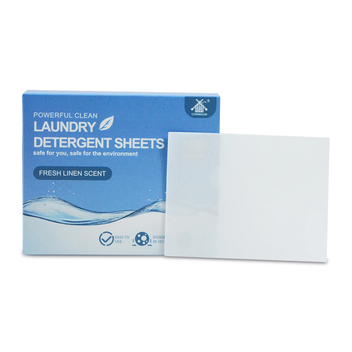 No Mess Biodegradable Washer Soap Strips Laundry Detergent Sheets Detergent Sheets Eco Friendly Laundry Strips for Baby