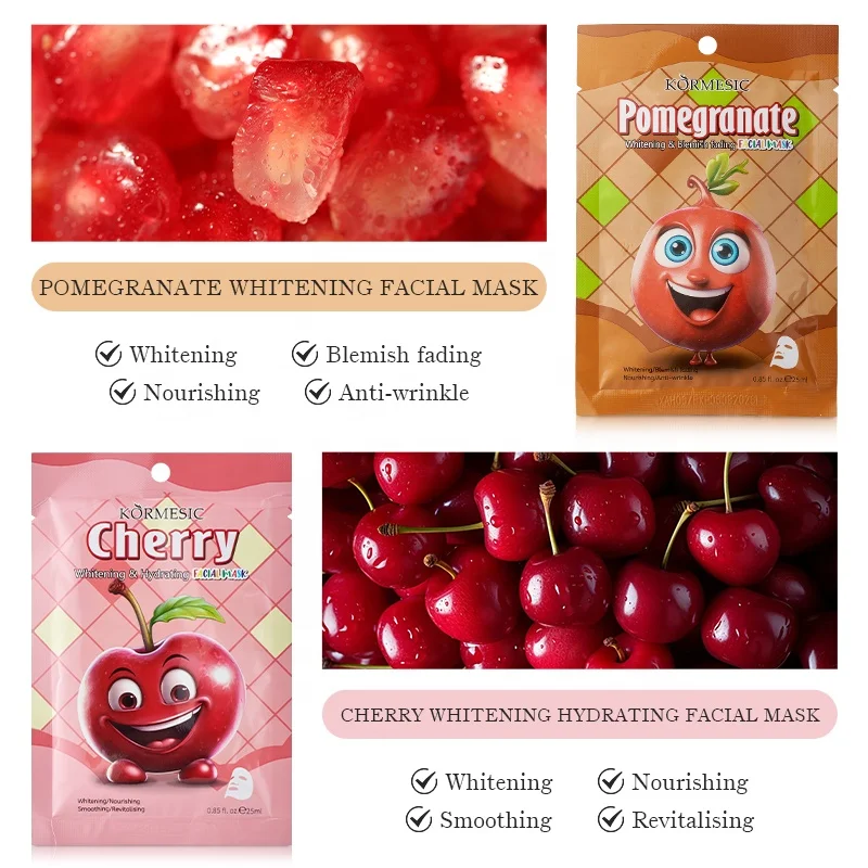 KORMESIC private label lemon essence skin care sleeping nourishing face care moisturizing whitening beauty facial mask
