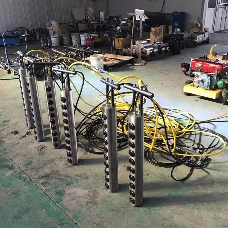 Professional Manufacturer of Concrete Road splitting machine Hydraulic Rock Splitter Wedge Crack Rock with Hydraulics