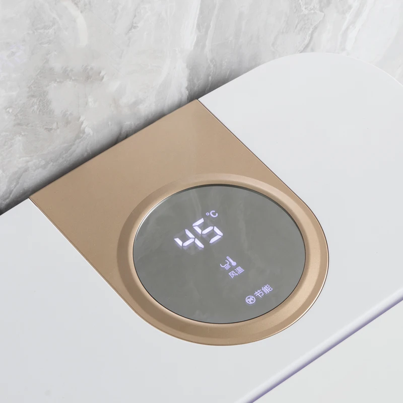 Высококачественный роскошный современный золотой электронный Туалет Empolo 110 В автоматическое открытие умный туалетный инструмент для ванной комнаты туалет дома