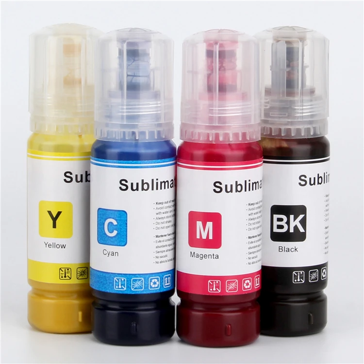 70ML High Quality Dye Sublimation Ink For Epson L3210 2800 2720 1100 8550 P50 Tank Printer