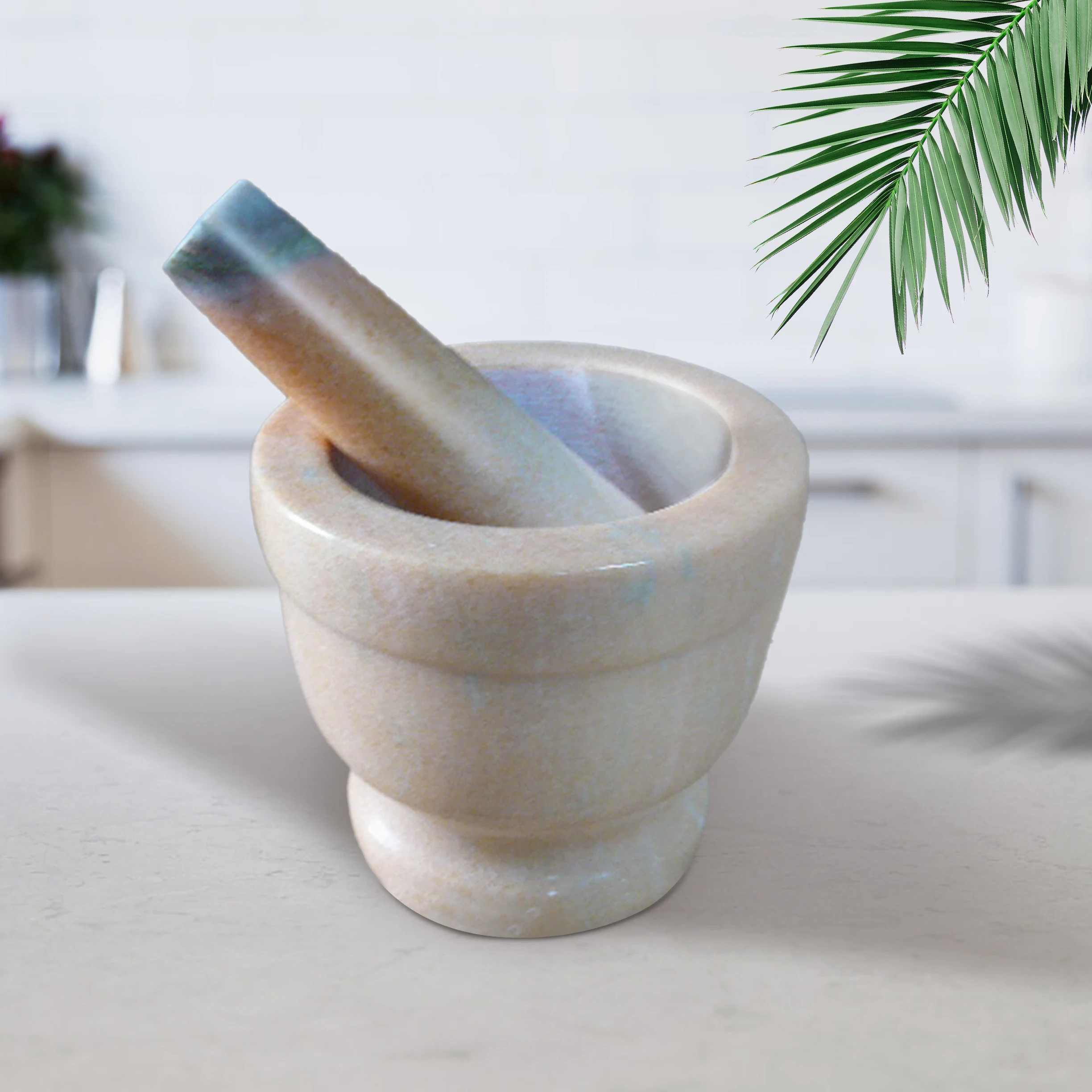 Factory Direct Brass Mortar and Pestle Unique Kitchen Tool for Herb & Spice Grinding Boxed Salt & Household Usage