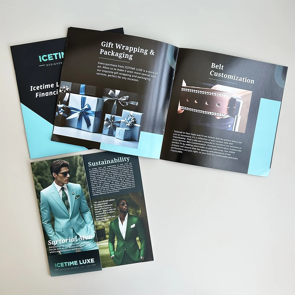 Wholesale Custom Book Printing Booklet Design digital catalogs printing digital brochure Magazine booklet maker