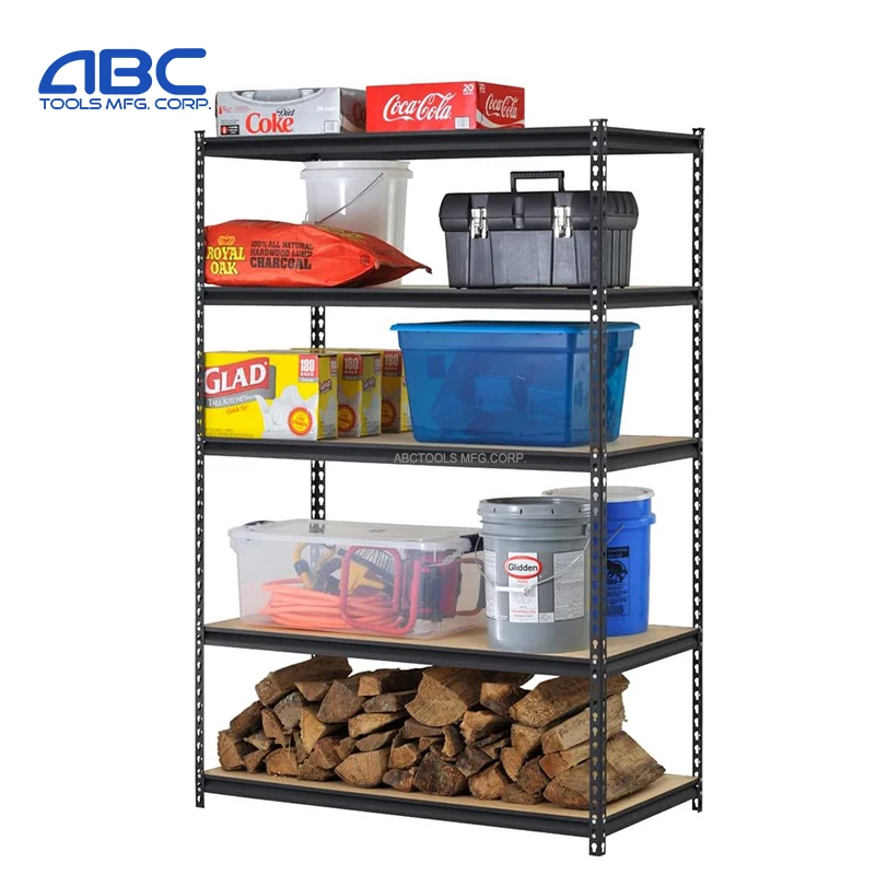 OEM Factory perforated metal shelving shelf heavy duty rack for garage