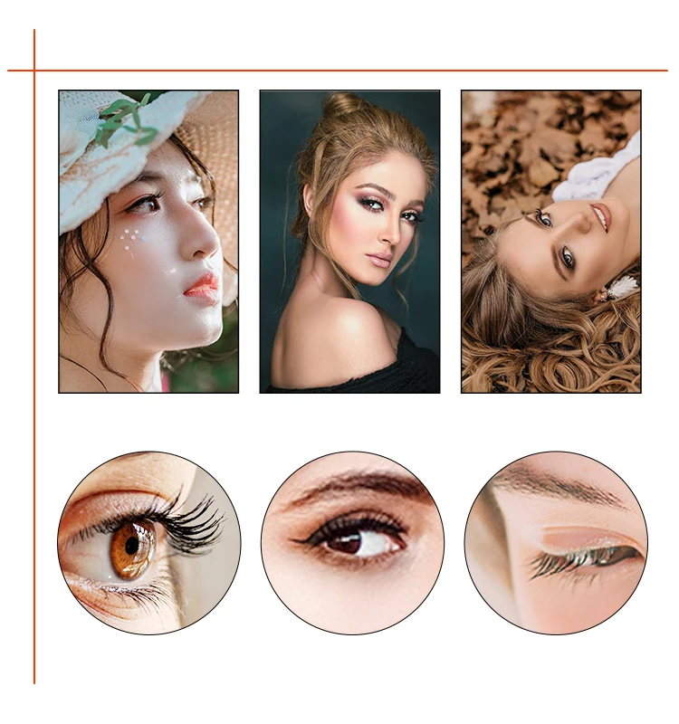 2020 Hot beauty tools usb rechargeable heated electric eyelash curler brochas de maquillaje mini eyelash curlers