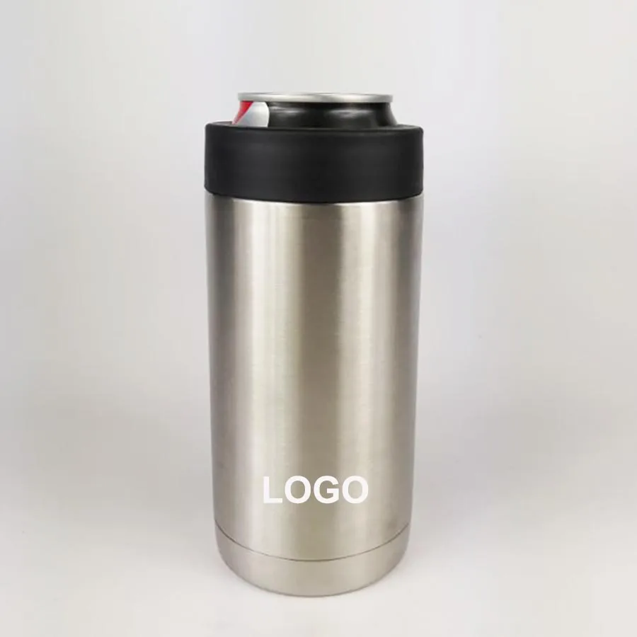 Promotional Gift for Alcohol Companies Beer Can Cooler Slim Cans 12 oz Insulator Double Walls Stainless Steel Can Holder