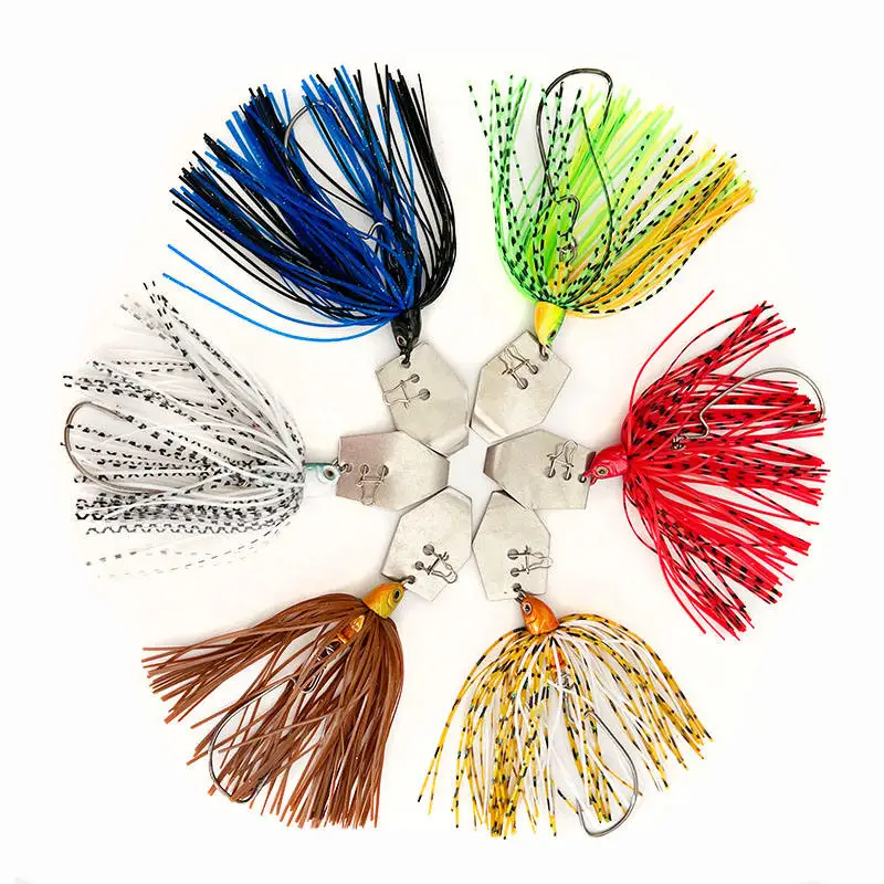 8g Weedless Swim Jig Head Spin Lure Buzz Bait Trout Fishing Metal Float Bottom Techniques for River & Lake Target Species