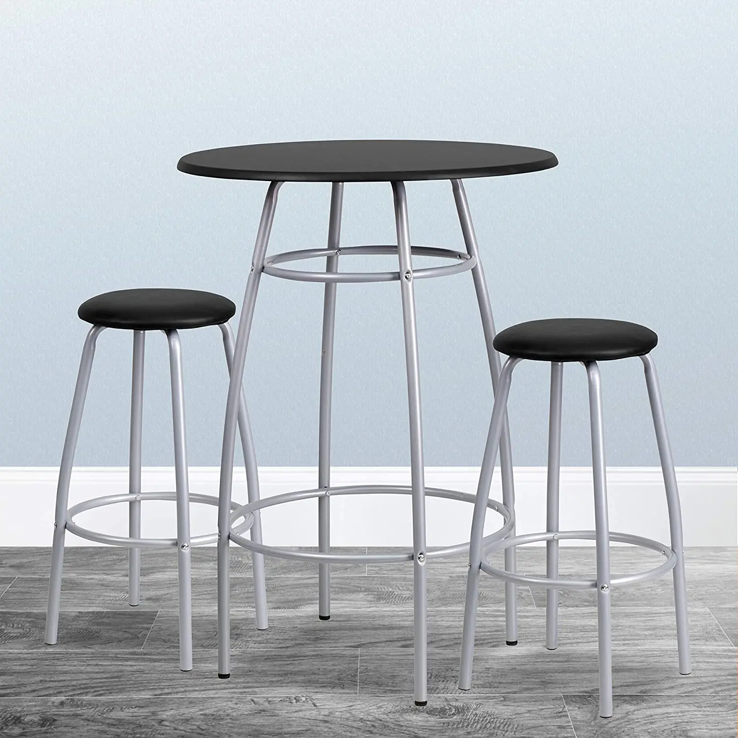 Family bar table bar chair two piece set of high stools