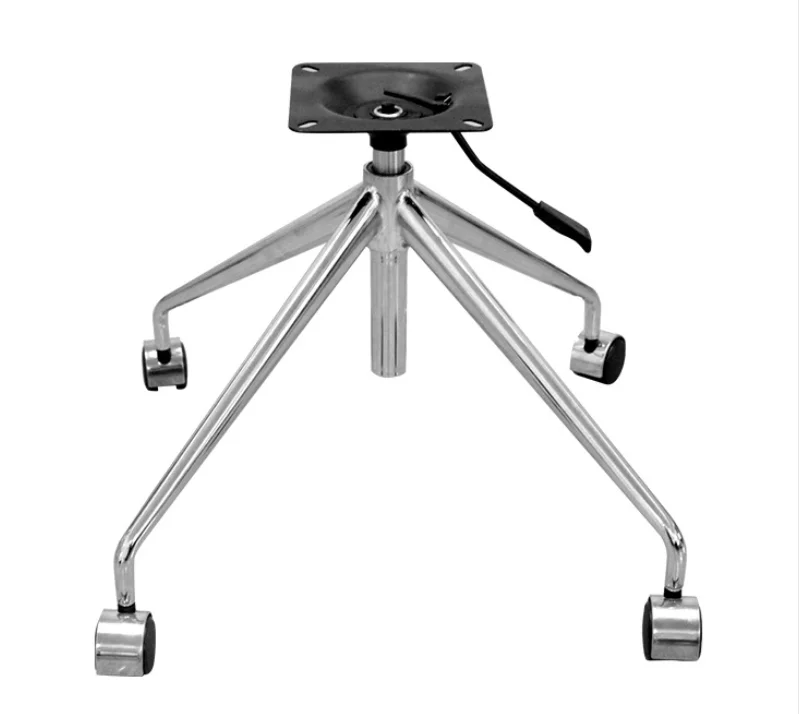 Rotating bar chair base simple office chair accessories iron swivel chair 4-star foot wholesale