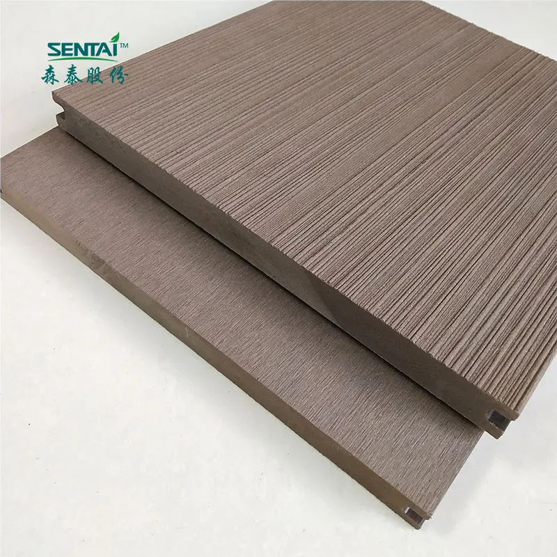 290*22mm high quality durable wpc solid decking anti-slip Eco wood Plastic Composite outdoor Deck floor 06BH