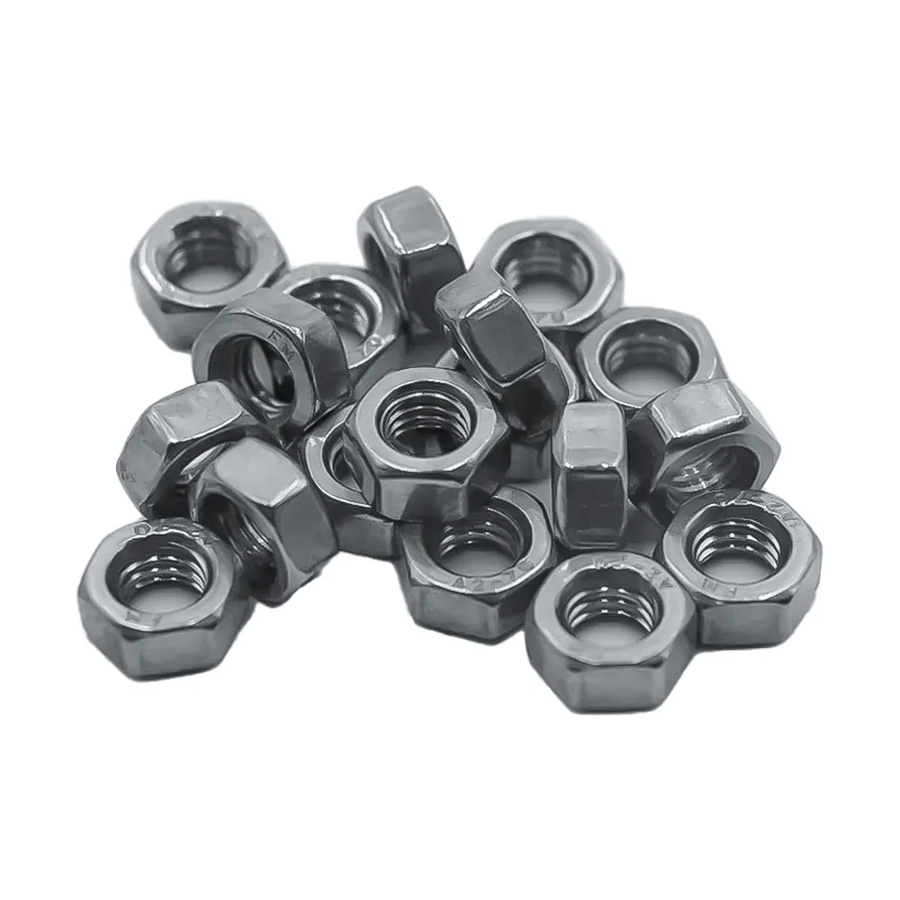 Высокое качество DIN934 нержавеющая сталь/железо оцинкованная 4,8 класс 8,8 10,9 шестигранные гайки крепежные детали