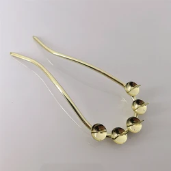 Wholesale Japanese copper hairpin semi-finished design suitable for DIY retro headwear making
