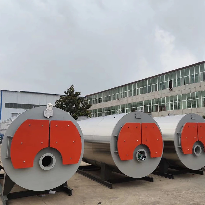 1 2 3 4 6 8 10 12 15 20 Ton Industrial Gas Fired Steam Boiler With corrugated furnace three passes and web back structure