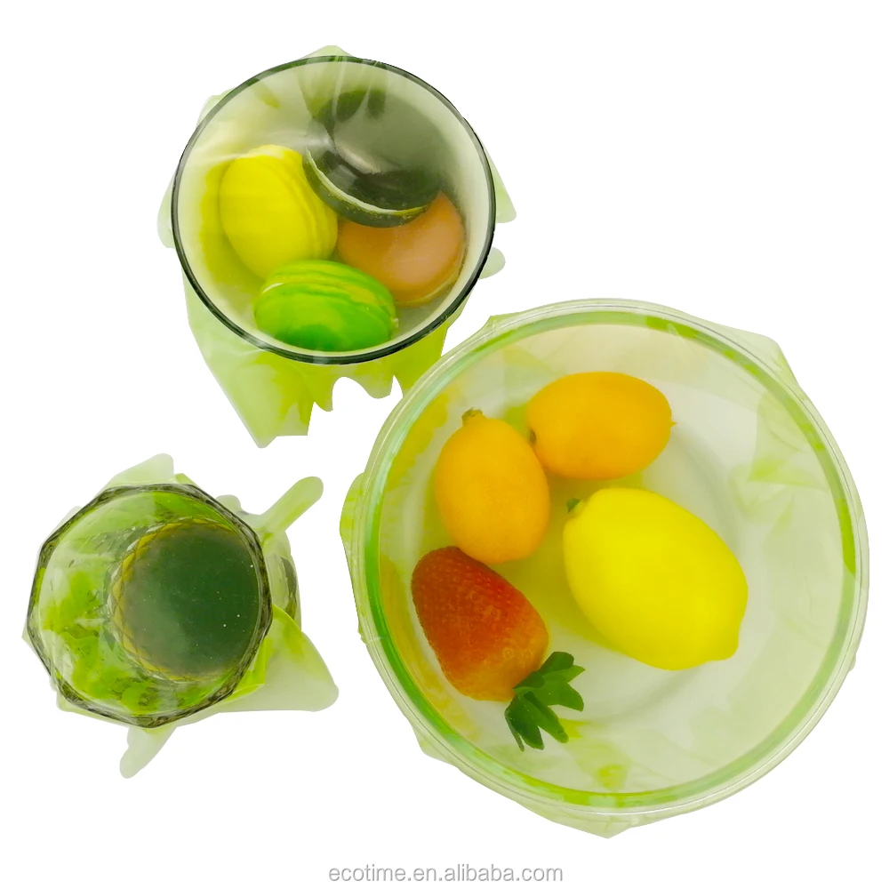 
Eco-Friendly Reusable Stretchable Silicone Food Wrap Fresh Keeping Film Stretch Cling Film For Food Wrap 