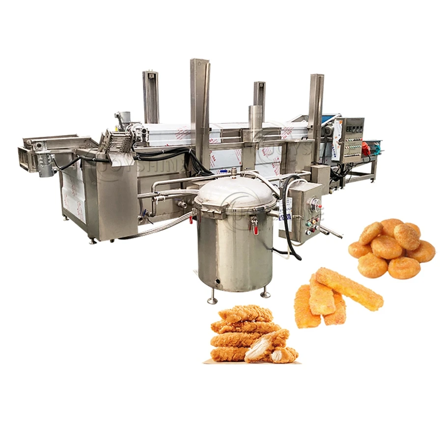 Joyshine Falafel Murukku Frying Machine 2.5m Continuous Mini Conveyor Deep Fryer