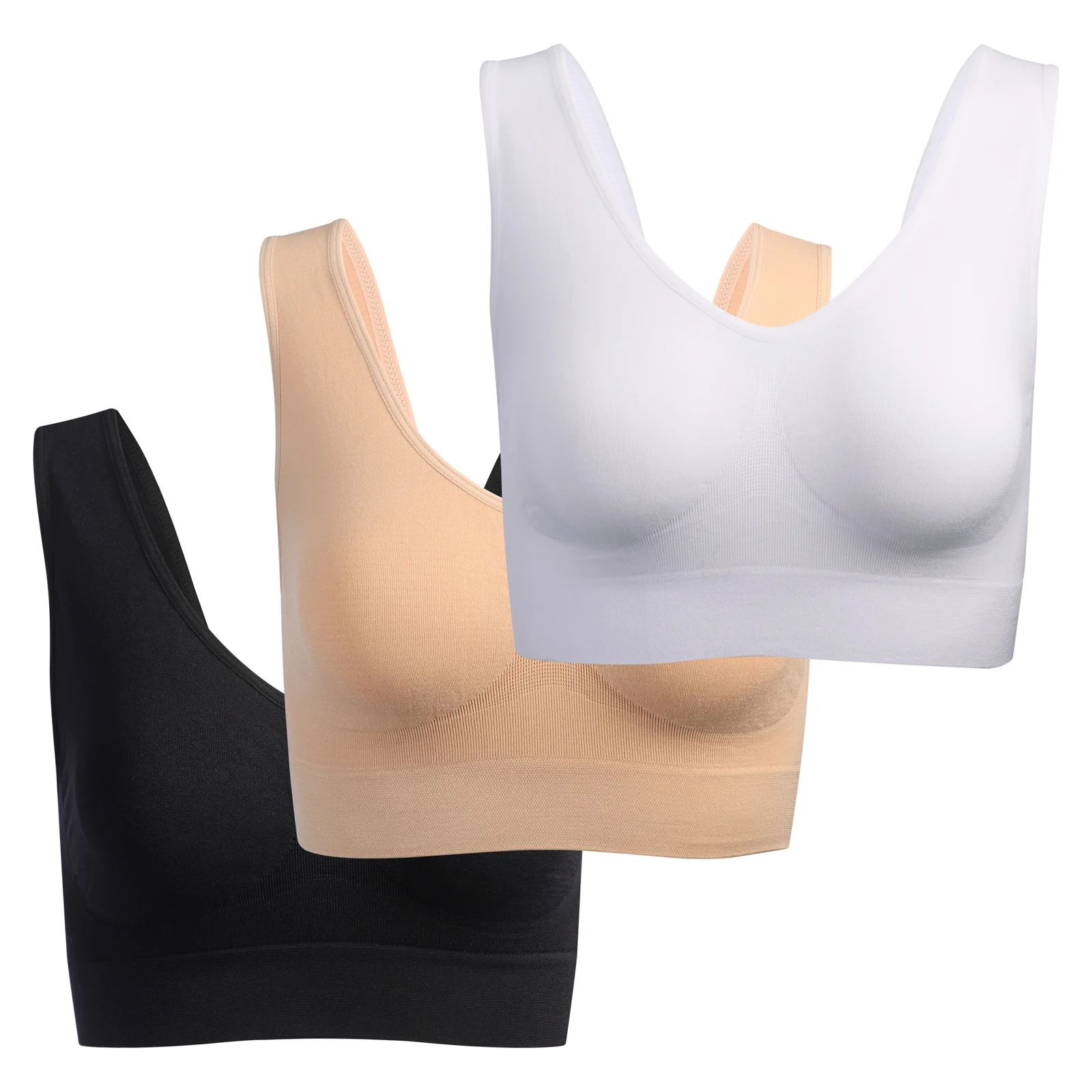 Women Breathable Yoga Running Sets Sports Bra and Leggings Seamless Bra