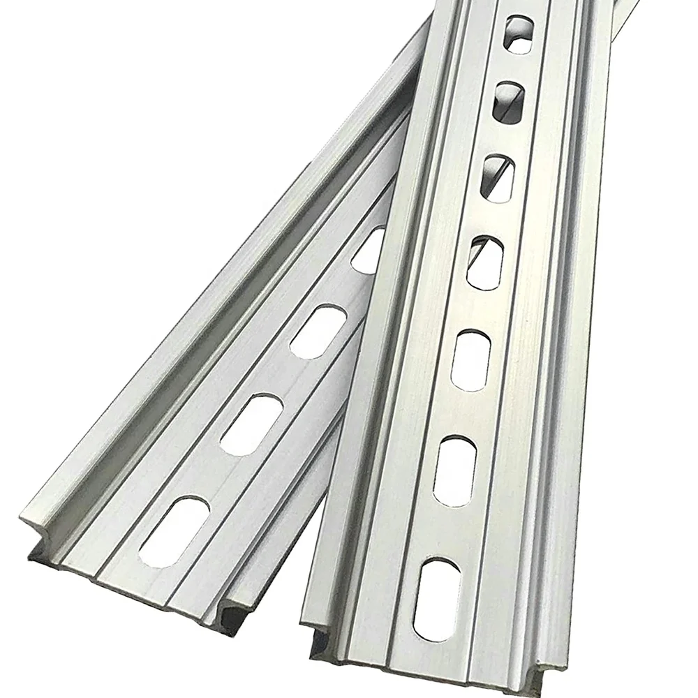 35mm C45 Aluminum Slotted Din Rail 1M