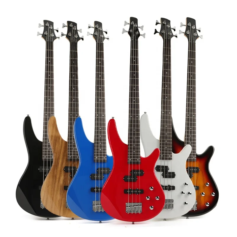 Factory wholesale OEM/ODM 4 String Rosewood Electric Bass Guitar