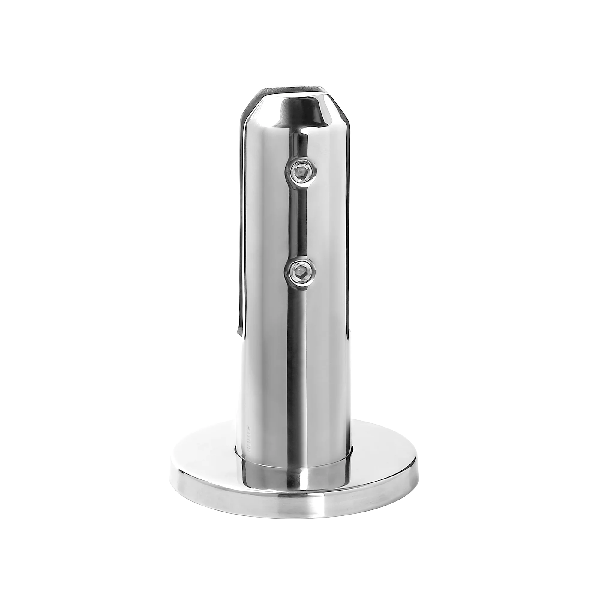 Round Base Glass Spigot Mirror and Satin Base Plated Glass Swimming Pool Fencing spigot With Round Flat Cover