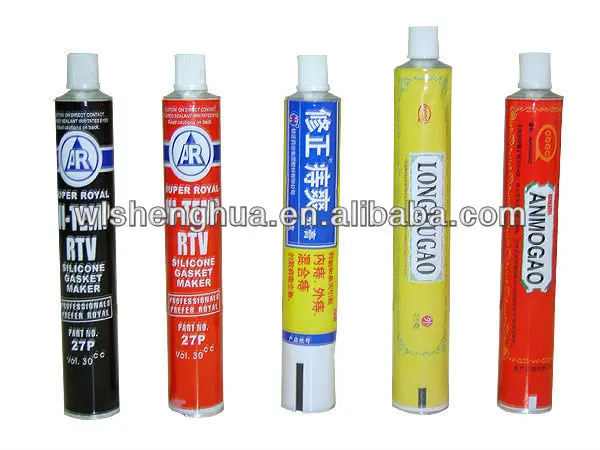 different plastic caps for aluminum tubes