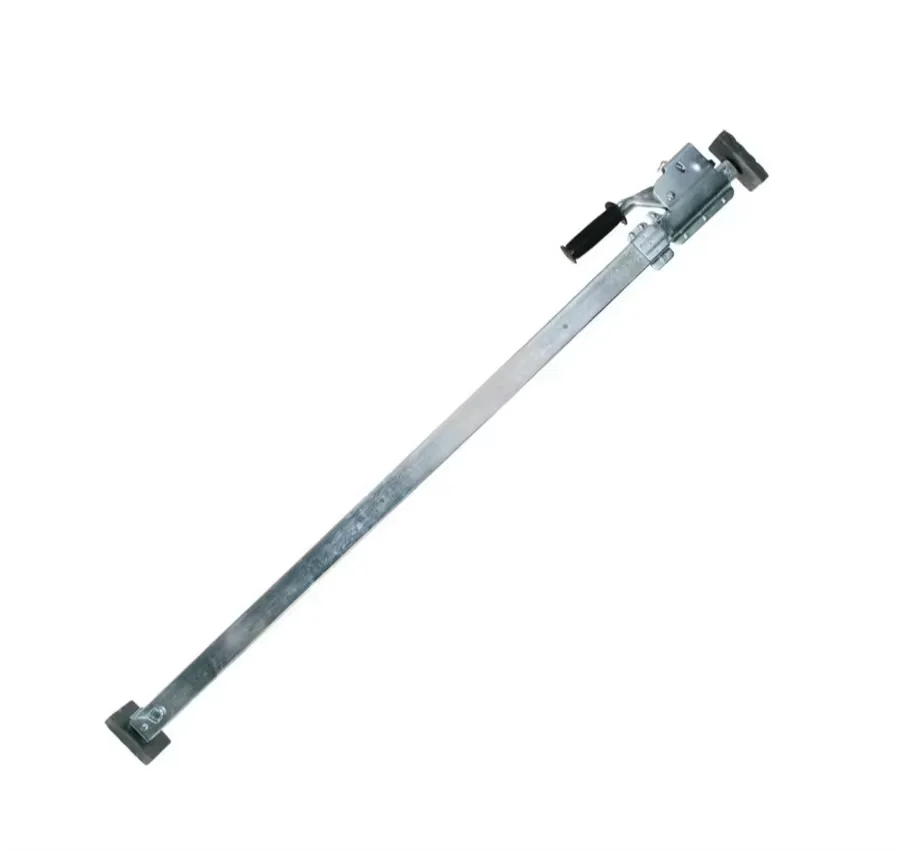 Logistic Truck Adjustable Steel Welded Round / Square Tube Load Restraint Jack Bar With Hoops