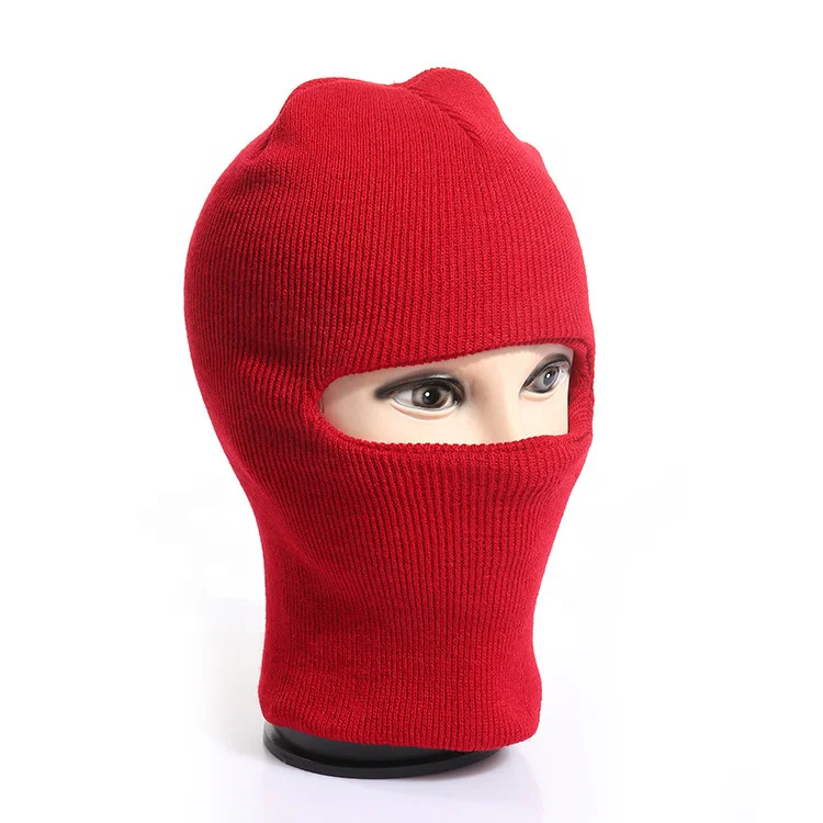 Wholesale Custom Ski Masks Balaclava Men 3 Hole Full Face Mask Hat Cap